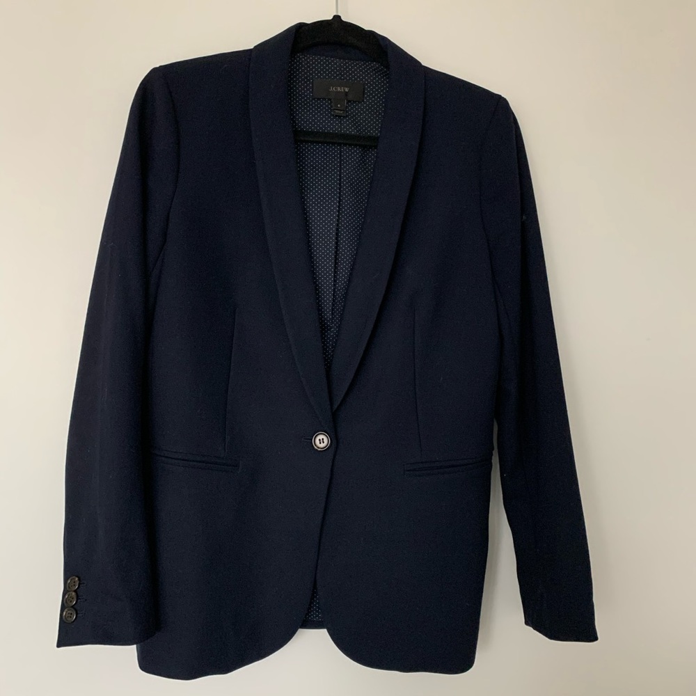 jcrew parke blazer in navy